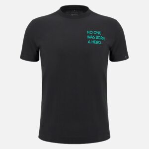 Samos T-shirt hero slim unisex zwart