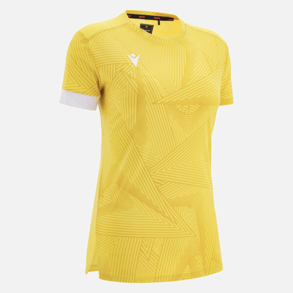 Domizia II icon shirt kleur geel/wit