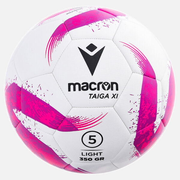 Taiga XI light training bal kleur wit/neon pink